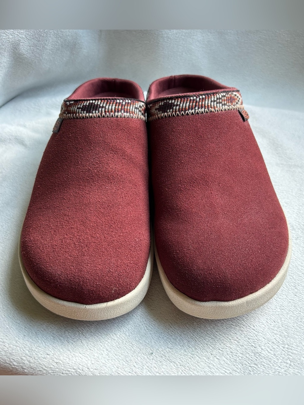 Keen Women's Elle Suede Mule in Andorra Birch W8.5 US - Picture 3 of 13